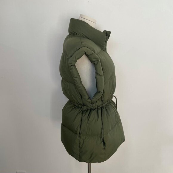 Wilfred Laramie Puffer Vest In Olive Green | Women’s Size Small - Picture 3 of 8